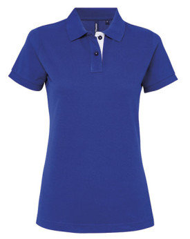 Polo Personnalisé Manche Courte Femme  200 g/m² - Asquith & Fox AQ022 - Polo Personnalisé avec marquage broderie, flocage ou ...