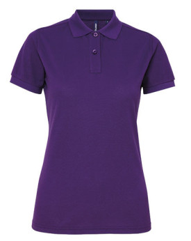Polo Personnalisé Manche Courte Femme  200 g/m² - Asquith & Fox AQ025 - Polo Personnalisé avec marquage broderie, flocage ou ...