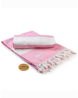 Serviettes de toilette Personnalisés      240 g/m² - ARTG AR056 Couleur:Light Pink Taille:100 x 180 cm