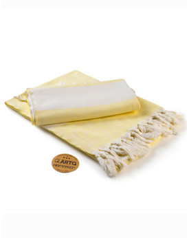 Serviettes de toilette Personnalisés      240 g/m² - ARTG AR056 Couleur:Light Yellow Taille:100 x 180 cm