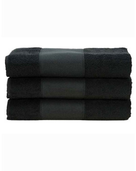 Serviettes de toilette Personnalisés      450 g/m² - ARTG AR070 Couleur:Black Taille:50 x 100 cm