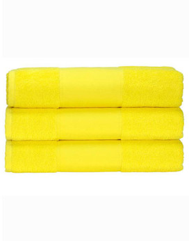 Serviettes de toilette Personnalisés      450 g/m² - ARTG AR070 Couleur:Bright Yellow Taille:50 x 100 cm