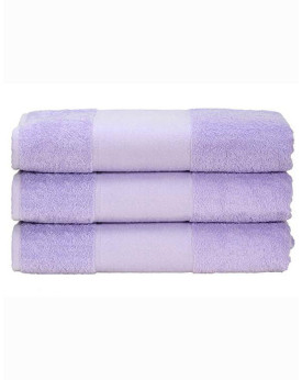 Serviettes de toilette Personnalisés      450 g/m² - ARTG AR070 Couleur:Light Purple Taille:50 x 100 cm