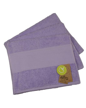 Serviettes de toilette Personnalisés      450 g/m² - ARTG AR074 Couleur:Light Purple Taille:30 x 50 cm