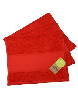 Serviettes de toilette Personnalisés      450 g/m² - ARTG AR074 Couleur:Fire Red Taille:30 x 50 cm