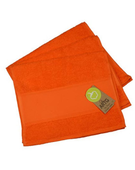 Serviettes de toilette Personnalisés      450 g/m² - ARTG AR074 Couleur:Bright Orange Taille:30 x 50 cm
