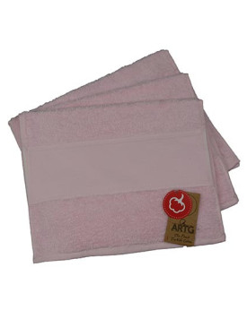 Serviettes de toilette Personnalisés      450 g/m² - ARTG AR074 Couleur:Light Pink Taille:30 x 50 cm
