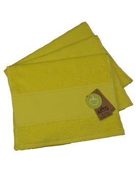 Serviettes de toilette Personnalisés      450 g/m² - ARTG AR074 Couleur:Bright Yellow Taille:30 x 50 cm