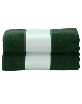 Serviettes de toilette Personnalisés      450 g/m² - ARTG AR081 Couleur:Dark Green Taille:70 x 140 cm