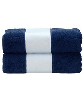 Serviettes de toilette Personnalisés      450 g/m² - ARTG AR081 Couleur:French Navy Taille:70 x 140 cm
