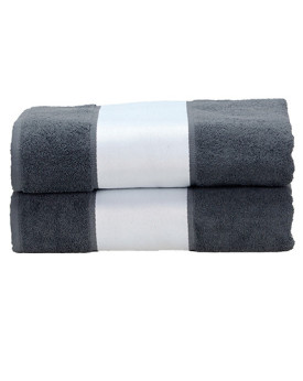 Serviettes de toilette Personnalisés      450 g/m² - ARTG AR081 Couleur:Graphite Taille:70 x 140 cm