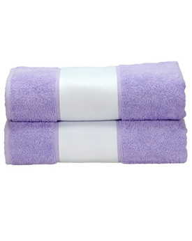Serviettes de toilette Personnalisés      450 g/m² - ARTG AR081 Couleur:Light Purple Taille:70 x 140 cm