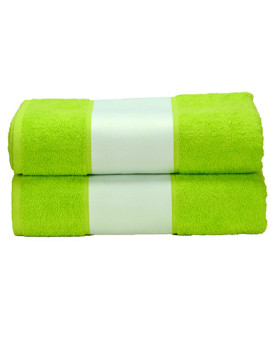 Serviettes de toilette Personnalisés      450 g/m² - ARTG AR081 Couleur:Lime Green Taille:70 x 140 cm