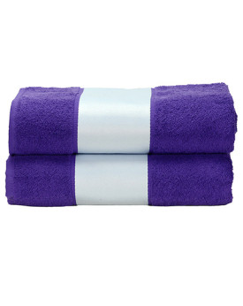 Serviettes de toilette Personnalisés      450 g/m² - ARTG AR081 Couleur:Purple Taille:70 x 140 cm