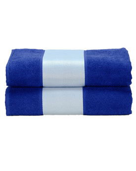 Serviettes de toilette Personnalisés      450 g/m² - ARTG AR081 Couleur:True Blue Taille:70 x 140 cm