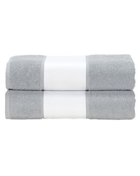 Serviettes de toilette Personnalisés      450 g/m² - ARTG AR081 Couleur:Light Grey Taille:70 x 140 cm