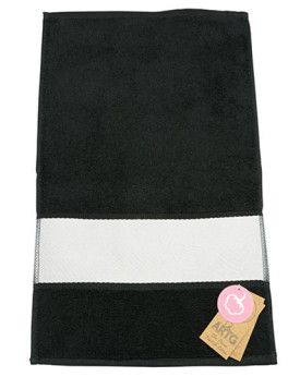 Serviettes de toilette Personnalisés      450 g/m² - ARTG AR085 Couleur:Black Taille:30 x 50 cm