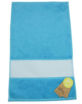 Serviettes de toilette Personnalisés      450 g/m² - ARTG AR085 Couleur:Aqua Blue Taille:30 x 50 cm