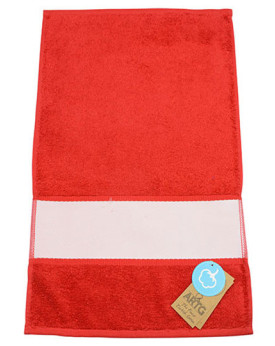 Serviettes de toilette Personnalisés      450 g/m² - ARTG AR085 Couleur:Fire Red Taille:30 x 50 cm