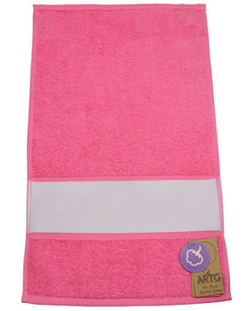 Serviettes de toilette Personnalisés      450 g/m² - ARTG AR085 Couleur:Pink Taille:30 x 50 cm
