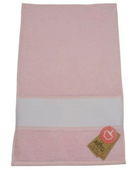 Serviettes de toilette Personnalisés      450 g/m² - ARTG AR085 Couleur:Light Pink Taille:30 x 50 cm