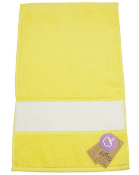 Serviettes de toilette Personnalisés      450 g/m² - ARTG AR085 Couleur:Bright Yellow Taille:30 x 50 cm