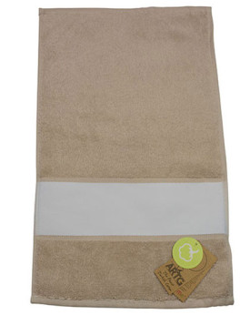 Serviettes de toilette Personnalisés      450 g/m² - ARTG AR085 Couleur:Sand Taille:30 x 50 cm