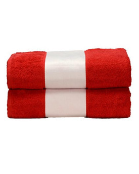Serviettes de toilette Personnalisés      450 g/m² - ARTG AR087 Couleur:Fire Red Taille:100 x 210 cm