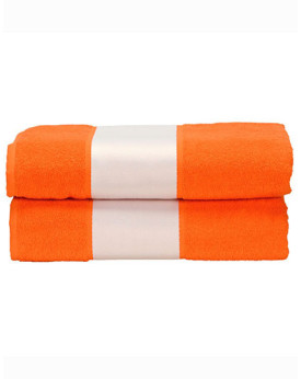Serviettes de toilette Personnalisés      450 g/m² - ARTG AR087 Couleur:Bright Orange Taille:100 x 210 cm