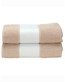 Serviettes de toilette Personnalisés      450 g/m² - ARTG AR087 Couleur:Sand Taille:100 x 210 cm