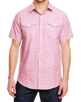 Chemise d'entreprise  Personnalisée Couleur:Red (White Heather) 