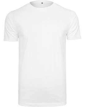 Tee shirt Personnalisé Manche Courte Bande de propreté|Col rond Homme  180 g/m² - Build Your Brand BY004 - Tee shirt Personna...