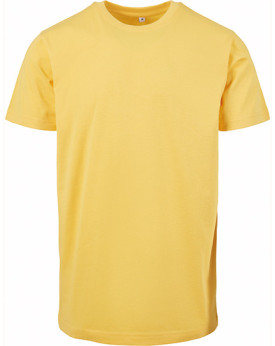 Tee shirt Personnalisé Manche Courte Bande de propreté|Col rond Homme  180 g/m² - Build Your Brand BY004 - Tee shirt Personna...