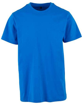 Tee shirt Personnalisé Manche Courte Bande de propreté|Col rond Homme  180 g/m² - Build Your Brand BY004 - Tee shirt Personna...
