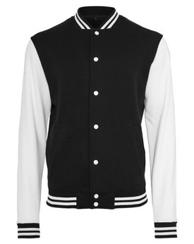 Sweat Personnalisée avec liseré Bande de propreté Homme  300 g/m² - Build Your Brand BY015 - Sweat Personnalisé avec marquage...