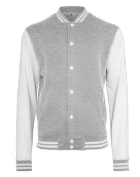 Sweat Personnalisée avec liseré Bande de propreté Homme  300 g/m² - Build Your Brand BY015 - Sweat Personnalisé avec marquage...