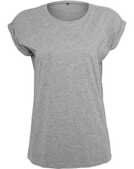 Tee shirt Personnalisé Manche Courte Col rond Femme  140 g/m² - Build Your Brand BY021 - Tee shirt Personnalisé avec marquage...