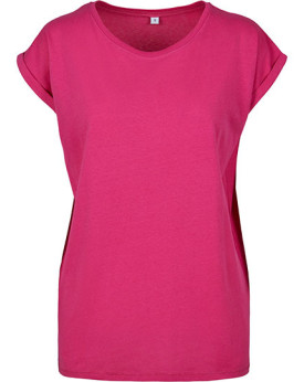Tee shirt Personnalisé Manche Courte Col rond Femme  140 g/m² - Build Your Brand BY021 - Tee shirt Personnalisé avec marquage...
