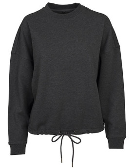 Sweat Personnalisée Manche Longue|avec liseré Bande de propreté|Col rond Femme  250 g/m² - Build Your Brand BY058 - Sweat Per...