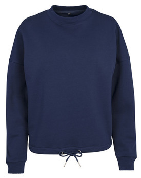 Sweat Personnalisée Manche Longue|avec liseré Bande de propreté|Col rond Femme  250 g/m² - Build Your Brand BY058 - Sweat Per...