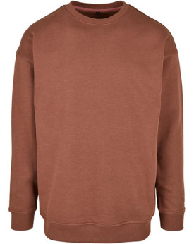 Sweat Personnalisée avec liseré Bande de propreté|Col rond Homme  300 g/m² - Build Your Brand BY075 - Sweat Personnalisé avec...