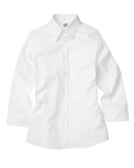 Chemise d'entreprise Personnalisée Manche 3/4 Femme 125 g/m² - CG Workwear 00600-15 - Chemise d'entreprise Personnalisée avec...
