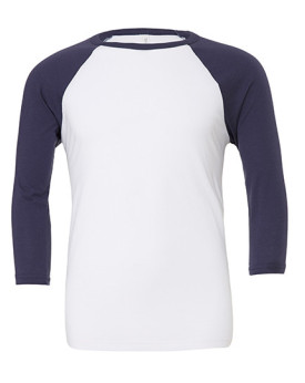 Tee shirt Personnalisé Manche 3/4 Unisexe 135 g/m² - Canvas 3200 - Tee shirt Personnalisé avec marquage broderie, flocage ou ...