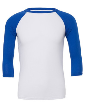 Tee shirt Personnalisé Manche 3/4 Unisexe 135 g/m² - Canvas 3200 - Tee shirt Personnalisé avec marquage broderie, flocage ou ...
