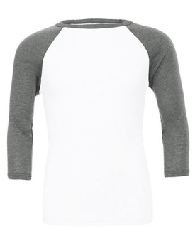Tee shirt Personnalisé Manche 3/4 Unisexe 135 g/m² - Canvas 3200 - Tee shirt Personnalisé avec marquage broderie, flocage ou ...