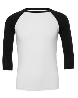 Tee shirt Personnalisé Manche 3/4 Unisexe 135 g/m² - Canvas 3200 - Tee shirt Personnalisé avec marquage broderie, flocage ou ...