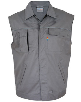 Veste Personnalisée Sans Manche Homme 300 g/m² - Carson Contrast CC700 - Vêtement de travail Personnalisé avec marquage brode...