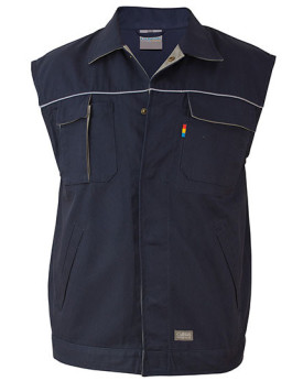Veste Personnalisée Sans Manche Homme 300 g/m² - Carson Contrast CC700 - Vêtement de travail Personnalisé avec marquage brode...