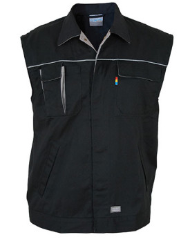 Veste Personnalisée Sans Manche Homme 300 g/m² - Carson Contrast CC700 - Vêtement de travail Personnalisé avec marquage brode...
