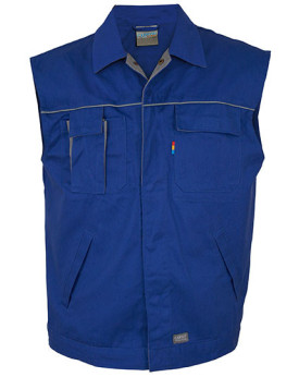 Veste Personnalisée Sans Manche Homme 300 g/m² - Carson Contrast CC700 - Vêtement de travail Personnalisé avec marquage brode...